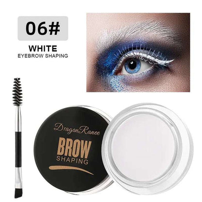 3D Wild Eyebrow Gel Wax Brow Styling Soap Waterproof Long Lasting Tint Eyebrows Enhancers Brows White Brown Makeup Cosmetic Tool