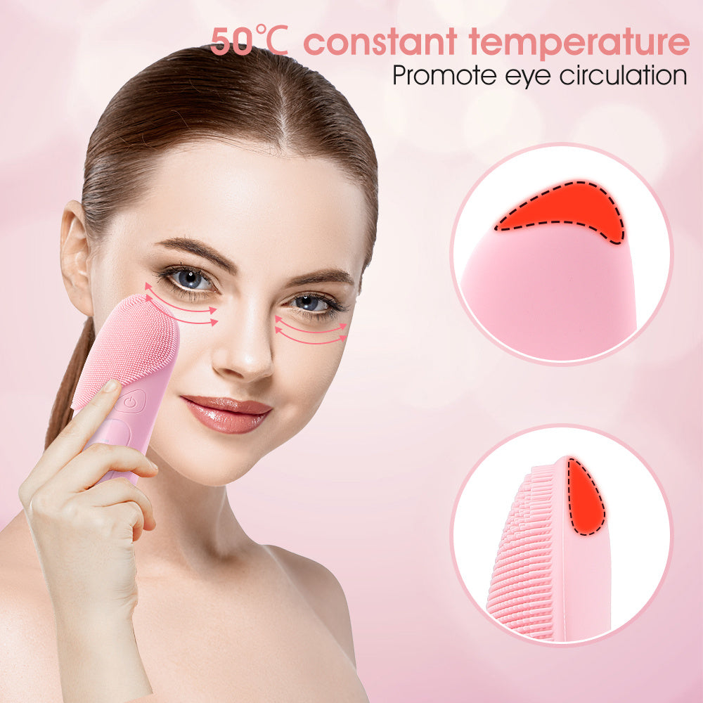 Simple Household Silicone Heating Beauty Instrument