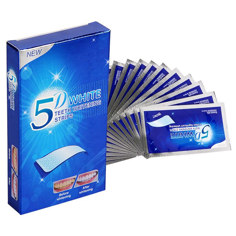 5D Gel Teeth Whitening Strips White Tooth Dental Kit