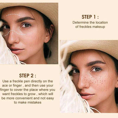 Freckle Pen Waterproof Natural Simulation Fake Spot Makeup Tool Lasting Waterproof Face Dot Spot Pen Eyeliner Korean Cosmetics