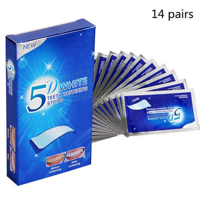 5D Gel Teeth Whitening Strips White Tooth Dental Kit