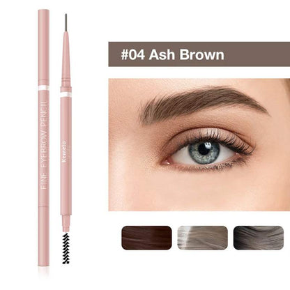 1.5Mm Ultra Fine Double-Ended Eyebrow Pencil () Waterproof Sweat-Proof Long Lasting Professional Eye Makeup for Women