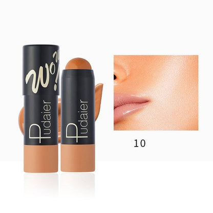 12 Colors Lightweight Breathable Matte Stick Foundation