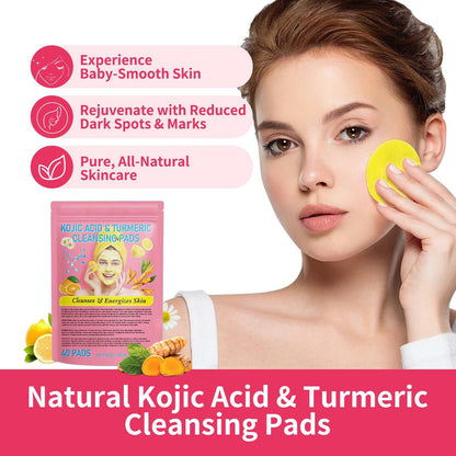 Turmeric Cleansing Pad Compressed Turmeric Kojic Acid