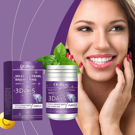 Purple Dental Powder Daily Care Oral Cleaning