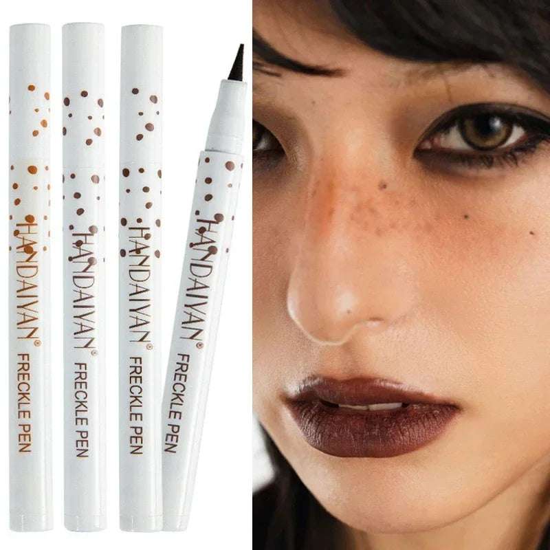 Freckle Pen Waterproof Natural Simulation Fake Spot Makeup Tool Lasting Waterproof Face Dot Spot Pen Eyeliner Korean Cosmetics