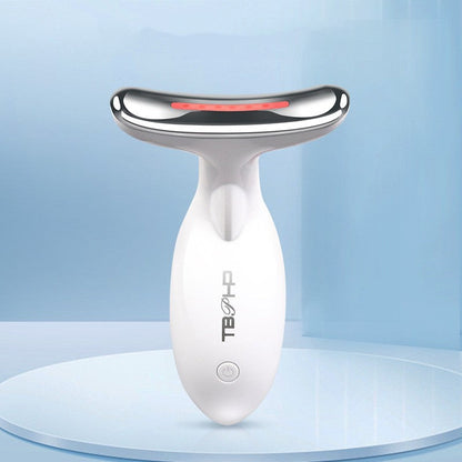 Neck Firming Beauty Device with Vibration & Color Light Therapy