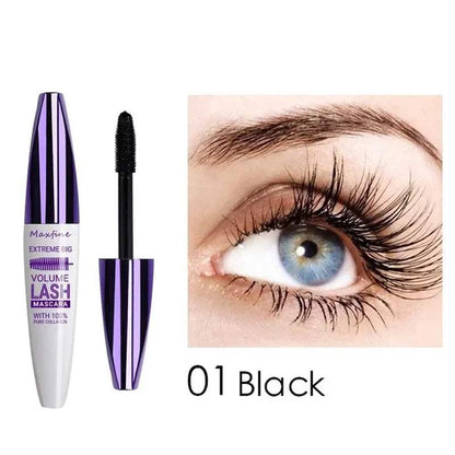 Waterproof Blue Eyelash  New 5D Silk Fiber Stereo  Lasting Fast-Dry Curling Lashes Extension Makeup Eye Cosmetics