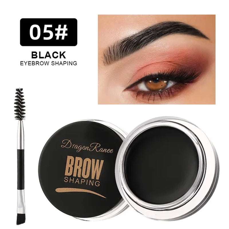 3D Wild Eyebrow Gel Wax Brow Styling Soap Waterproof Long Lasting Tint Eyebrows Enhancers Brows White Brown Makeup Cosmetic Tool