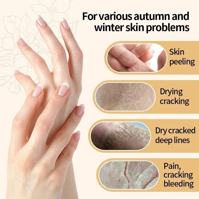 Collagen Anti-Wrinkle Hand Cream Skin Soften Nourish Anti-Drying Whitening Moisturizing Korean Skin Care Cracked Repair Products