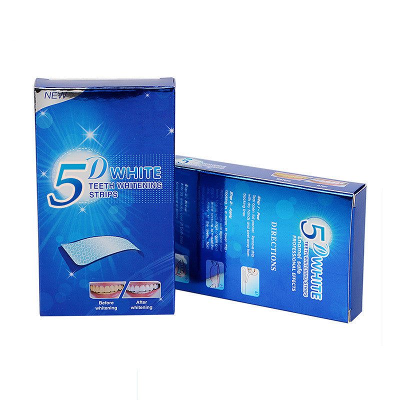 5D Gel Teeth Whitening Strips White Tooth Dental Kit