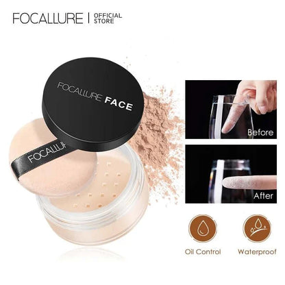 Invisible Finish Loose Setting Powder Translucent Natural Soft Face Makeup Powder Oil Control Face Loose Powder