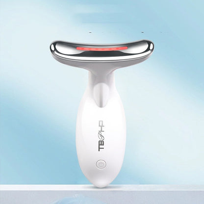 Neck Firming Beauty Device with Vibration & Color Light Therapy