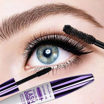 Waterproof Blue Eyelash  New 5D Silk Fiber Stereo  Lasting Fast-Dry Curling Lashes Extension Makeup Eye Cosmetics