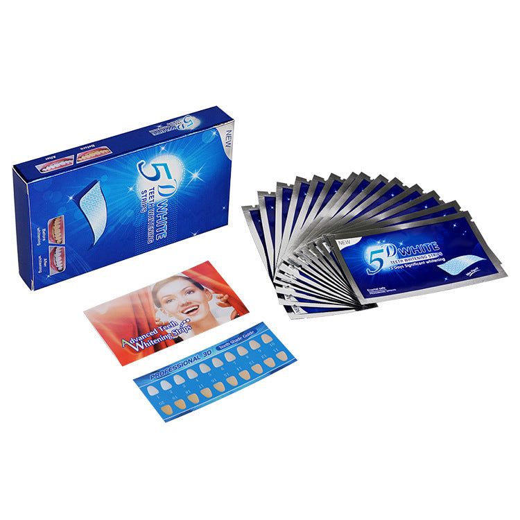 5D Gel Teeth Whitening Strips White Tooth Dental Kit