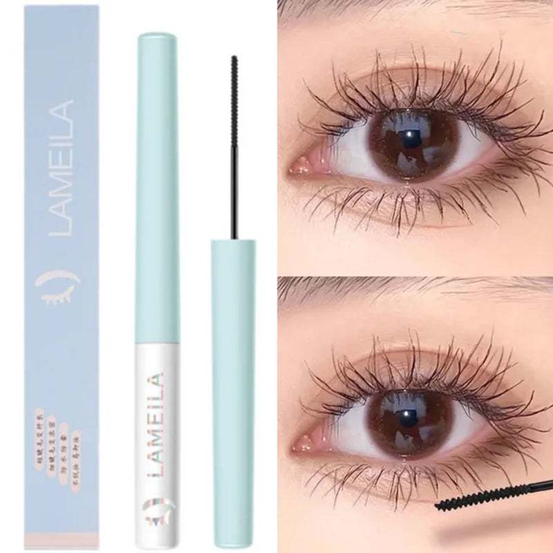 Ultra-Fine Small Brush Head Mascara Lengthening Black 3D Lash Eyelash Extension Eye Lashes Long-Wearing Black Color Mascara