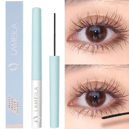 Ultra-Fine Small Brush Head Mascara Lengthening Black 3D Lash Eyelash Extension Eye Lashes Long-Wearing Black Color Mascara