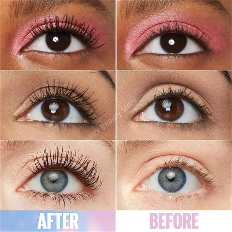 Eyelashes Lengthening Mascara Waterproof Long Lasting Silky Lash Black Eyelashes Extension Make up Beauty Eye Korean Cosmetic