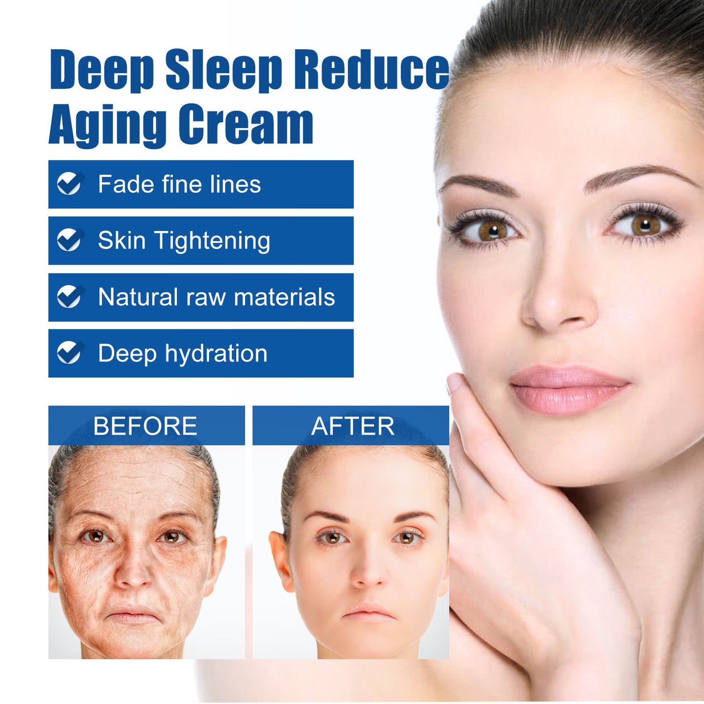 Firming Fading Wrinkles Brightening Moisturizing Sleep Cream