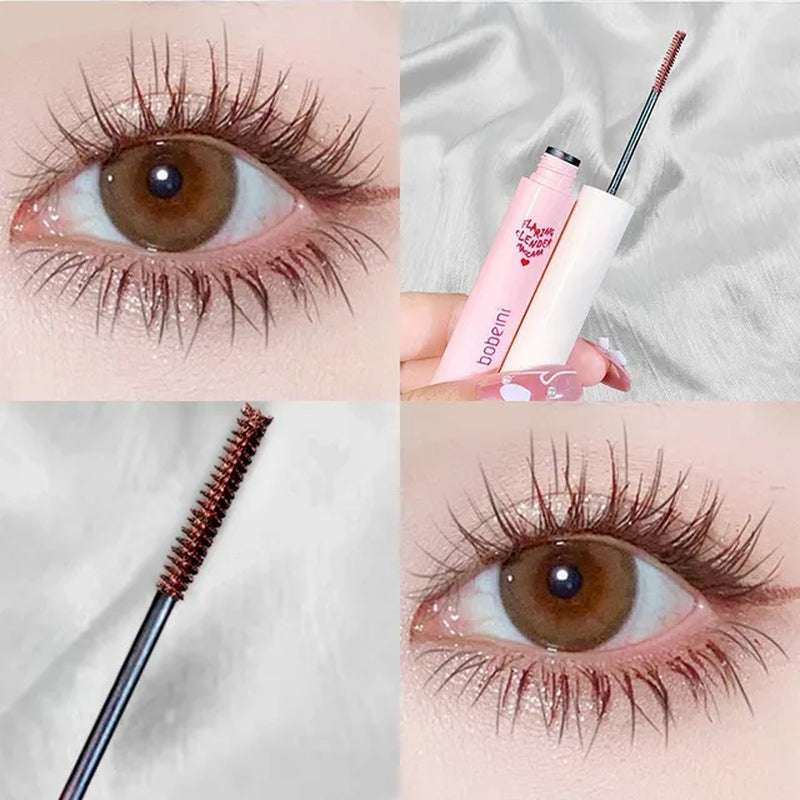 Ultra-Fine Small Brush Head Mascara Lengthening Black 3D Lash Eyelash Extension Eye Lashes Long-Wearing Black Color Mascara