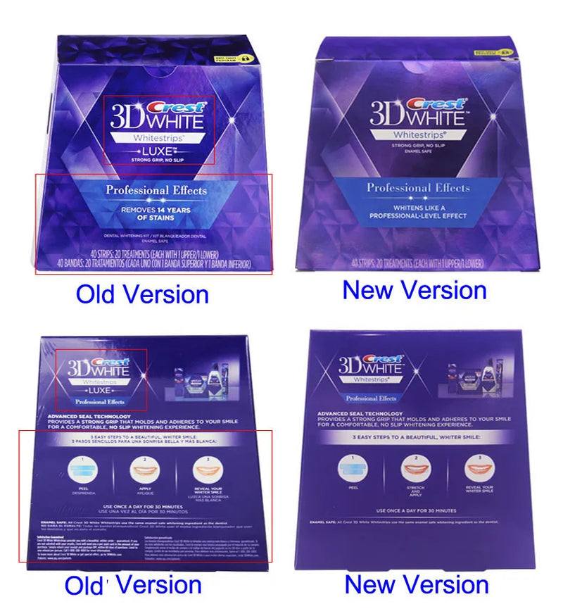 3D White Teeth Whitestrips Luxe Professional Effect 5/40 Treatments Original Oral Hygiene Tooth Teeth Whitening Strips NEW 2020